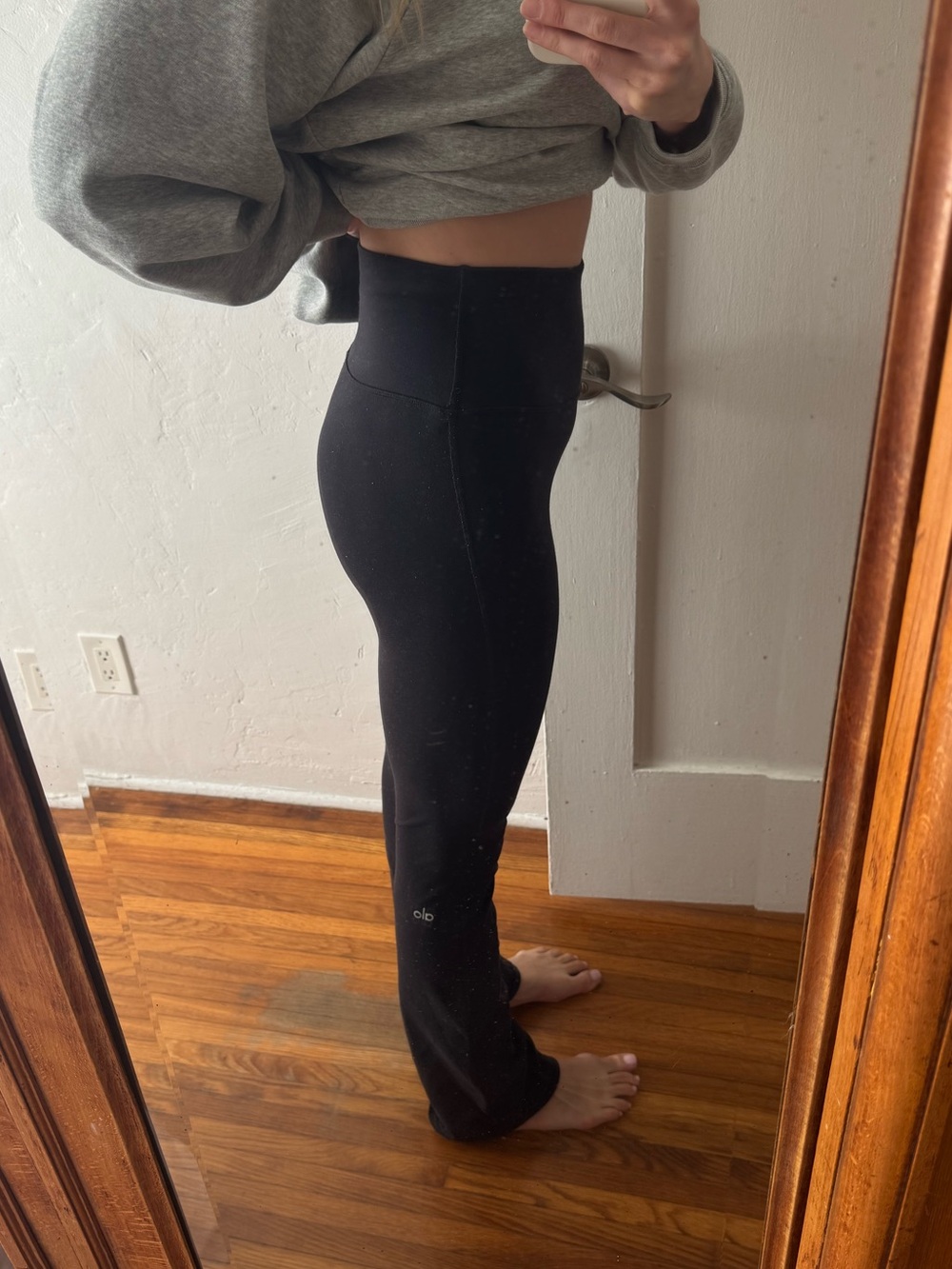 Airbrush High-Waist Bootcut Legging